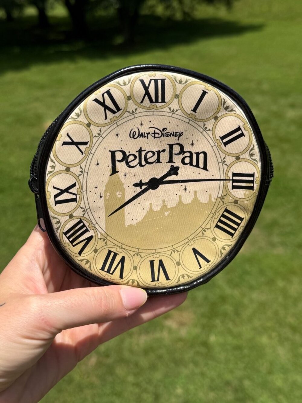 Loungefly Disney Peter Pan Clock Coin Purse Fairycore Nostalgia Chic 3743